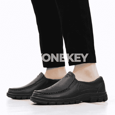Erkekler üçin niýetlenen rahat moda iş aýakgaplary.