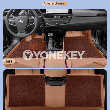 Lexus awtoulaglary üçin niýetlenen ýörite dizaýn edilen doly örtükli awtoulag pol örtükleri.