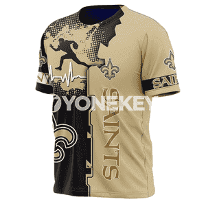 Erkekler üçin gysga ýeňli, owadan sport futbolka.