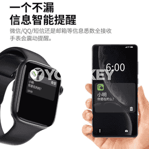 Gyzlar üçin Bluetooth goşar sagat.