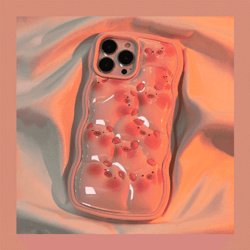 "Pink piggy" brendli iPhone modelli telefonlar üçin niýetlenen çehol.