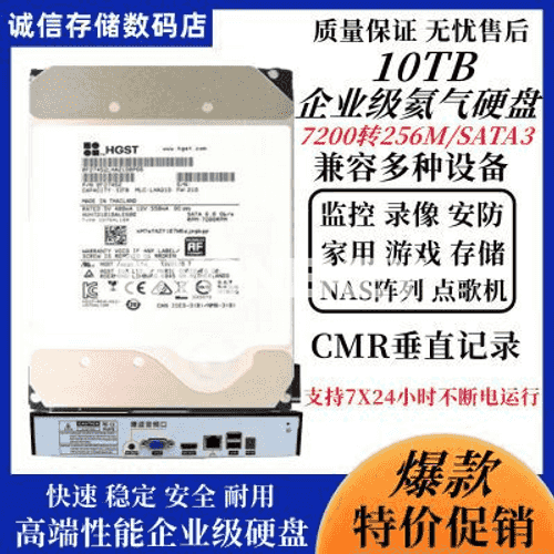 Hitachi 10TB mehaniki gaty disk.