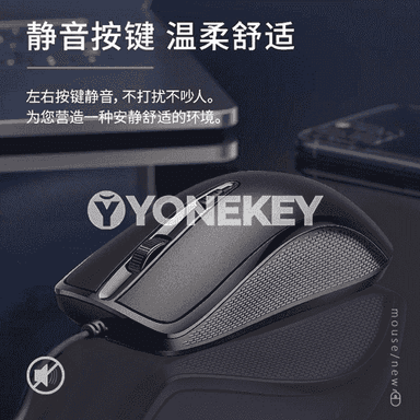 Kompýuterler üçin USB sessiz syçanjygy.