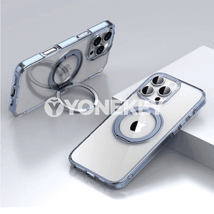 Apple 16 Pro Max telefony üçin açyk magnitli stendli owadan çehollar.