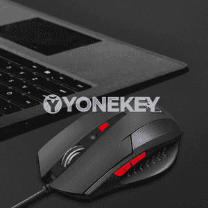 Kompýuterler üçin USB simli syçanjyk.