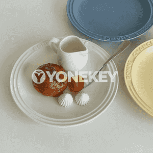 Aşhanada ulanmak üçin plastmas tarelka
