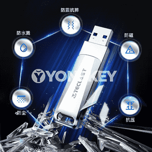 2 taraplaýyn USB, Type-C fleşka.